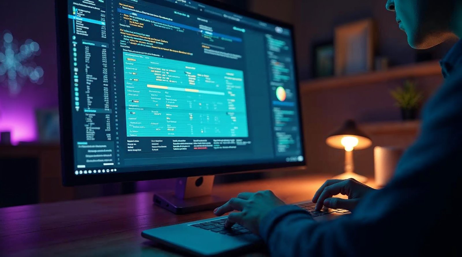 Excel con asistente IA en pantalla