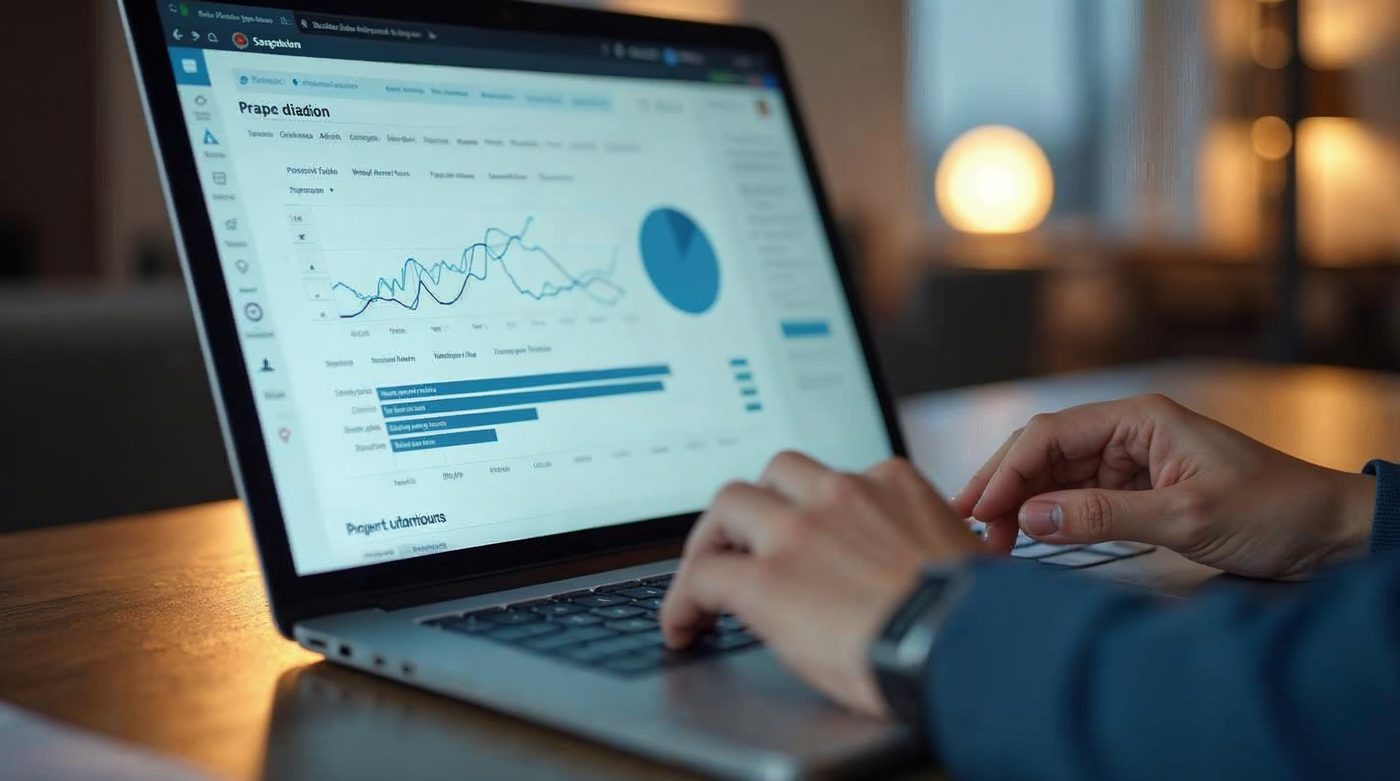 Dashboard project management con Gantt y predicciones IA
