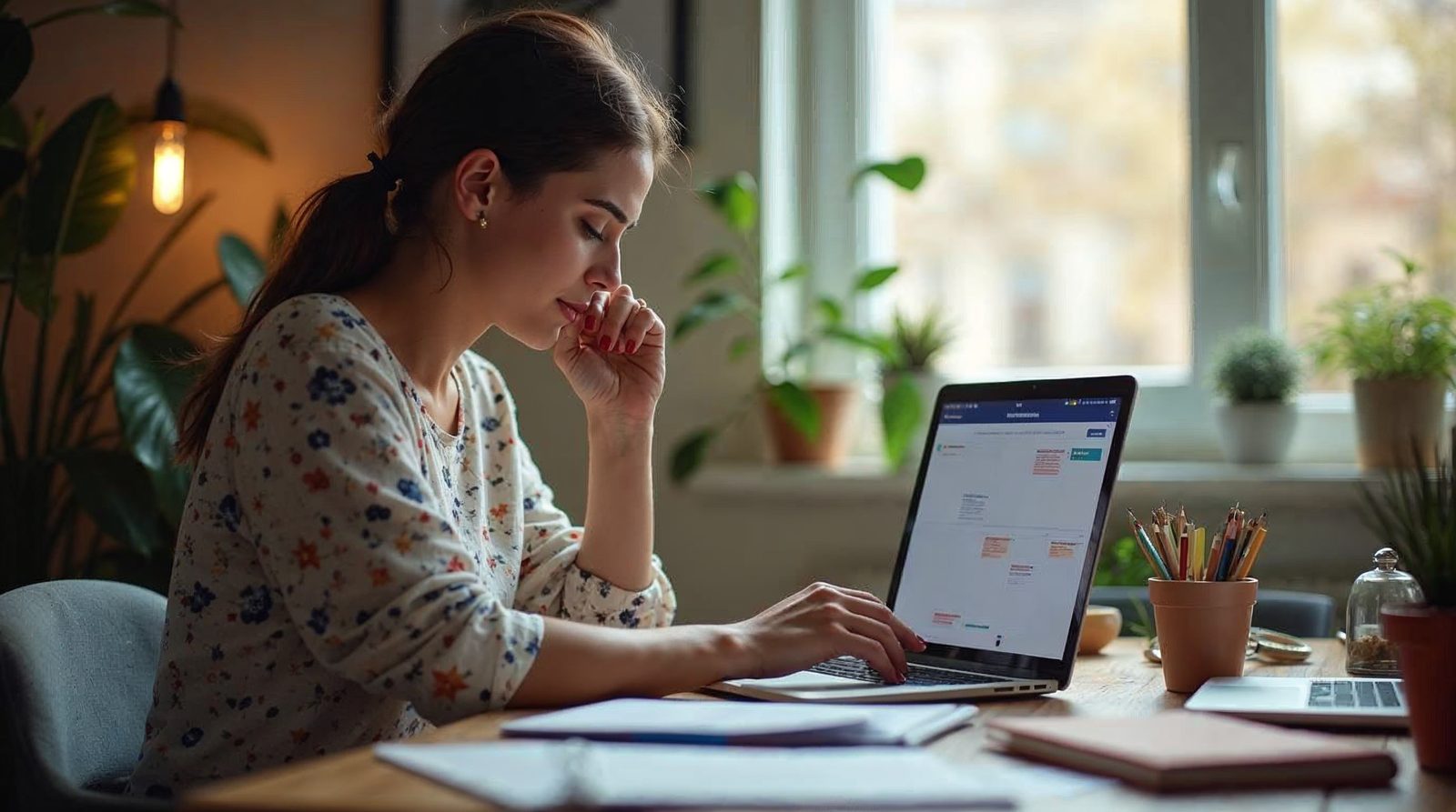 Pyme gestionando marketing con IA