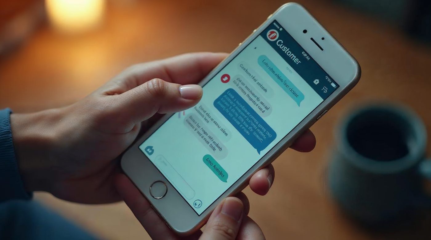 Pantalla con ticket de cliente y panel IA sugiriendo respuesta