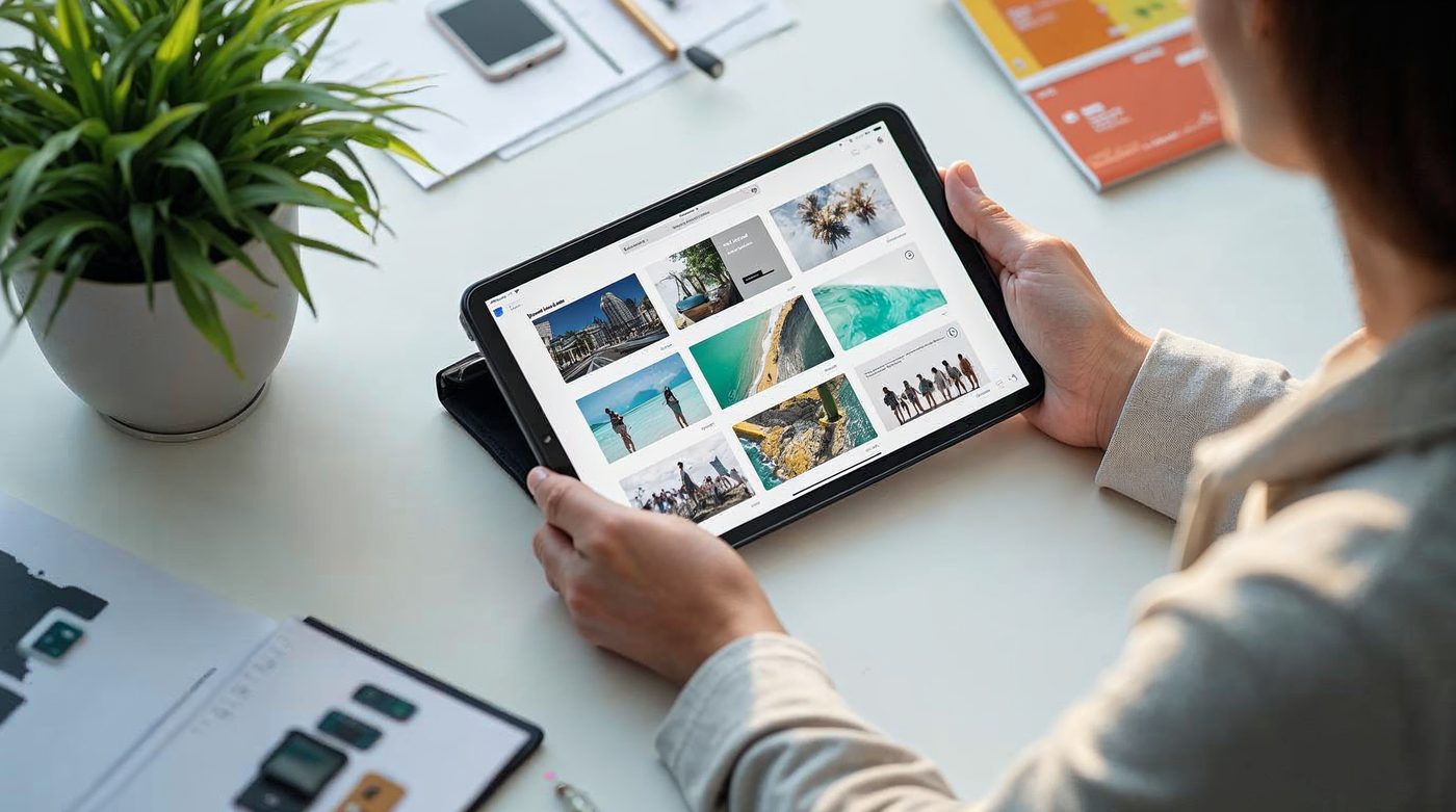 Editor de presentaciones con IA mostrando slides generadas