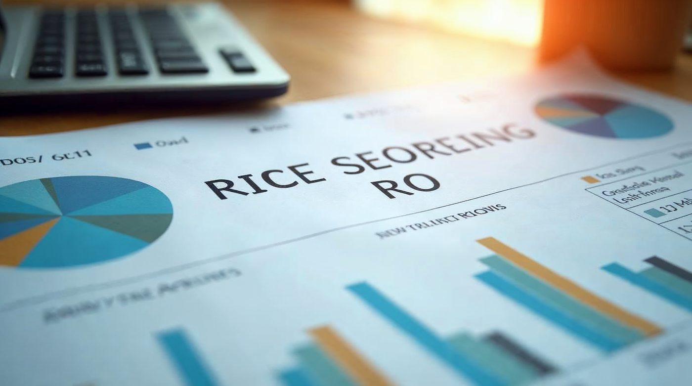 Hoja análisis financiero con ROI IA y gráficos